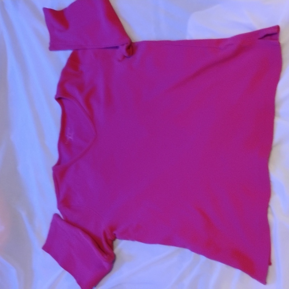 Liz Claiborne 3/4 length sleeve ribbed Vneck knit